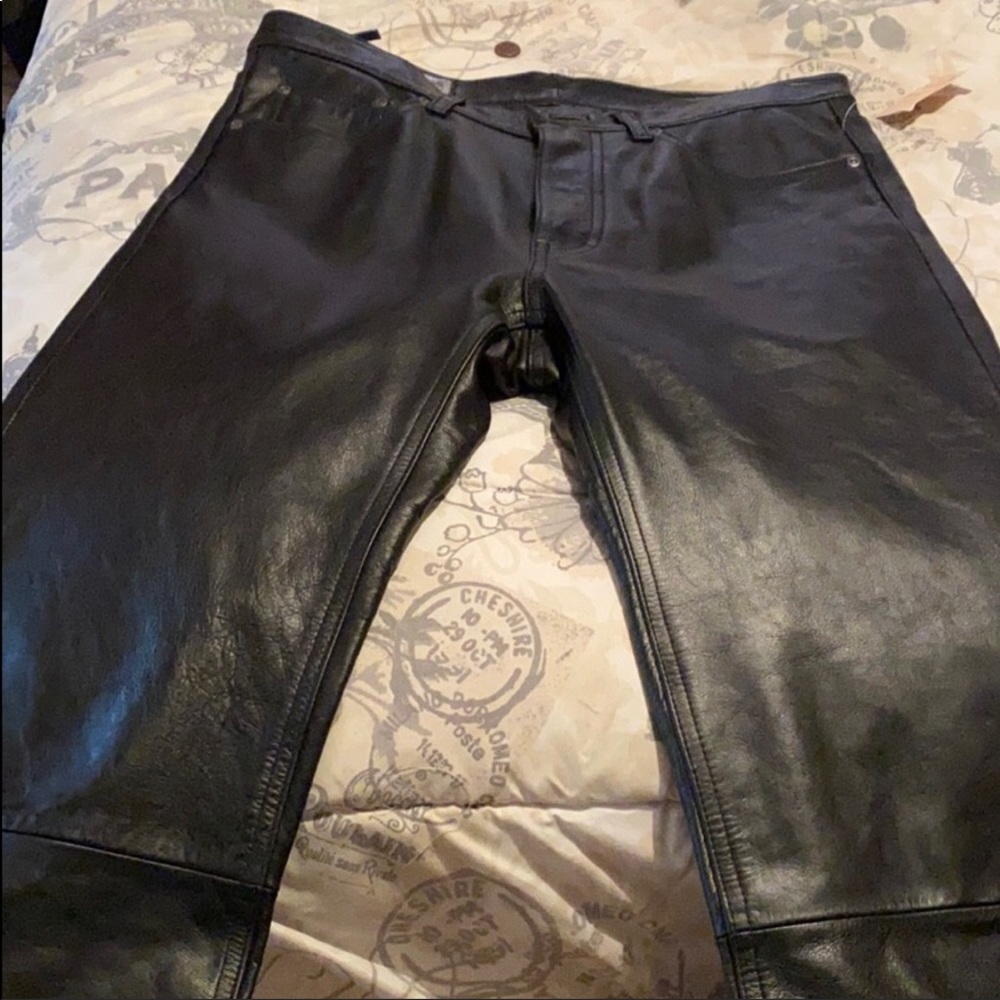 Men’s leather pants